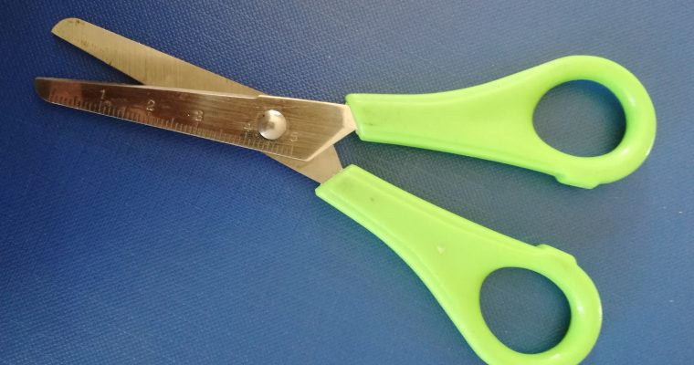 Learning to cut with scissors!